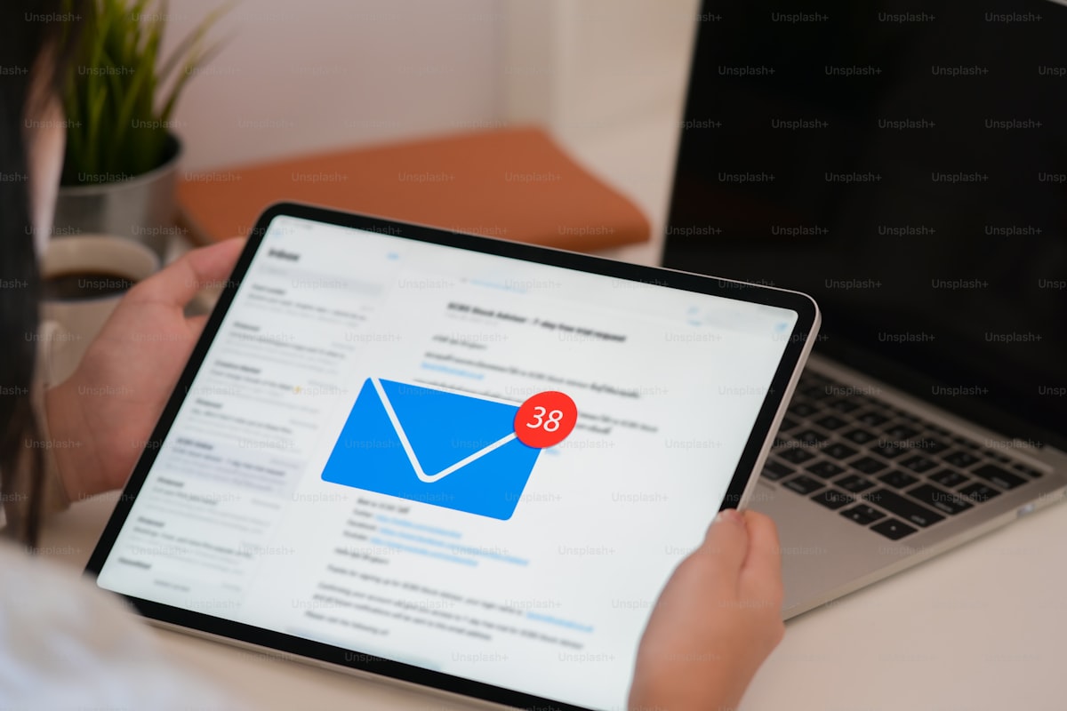 Professional email inbox integrated with CRM contact records